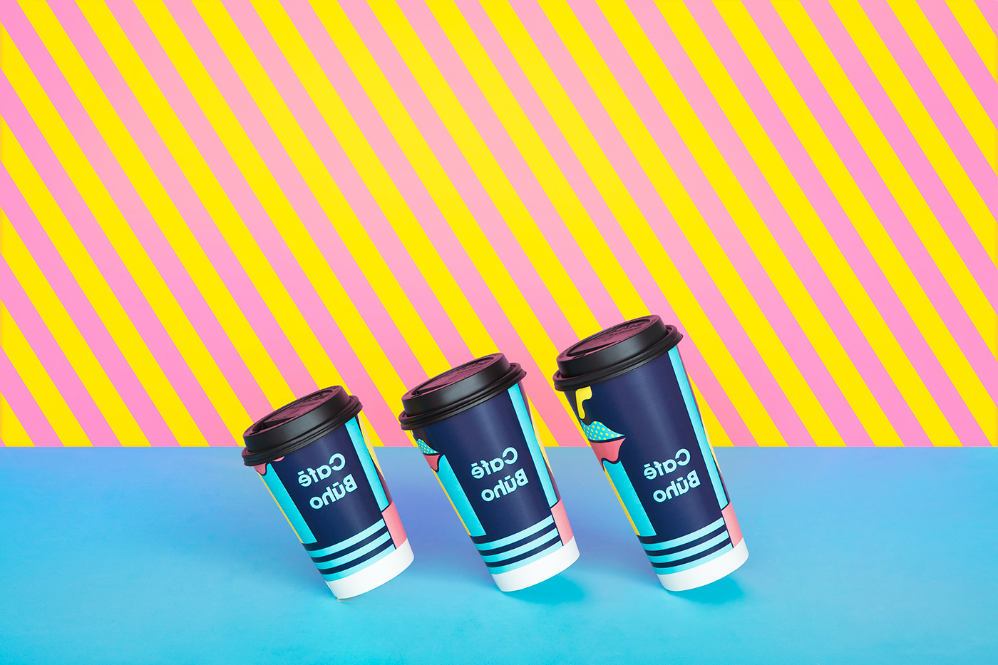 国外咖啡品牌包装设计 五颜六色打造品牌识别(图2)