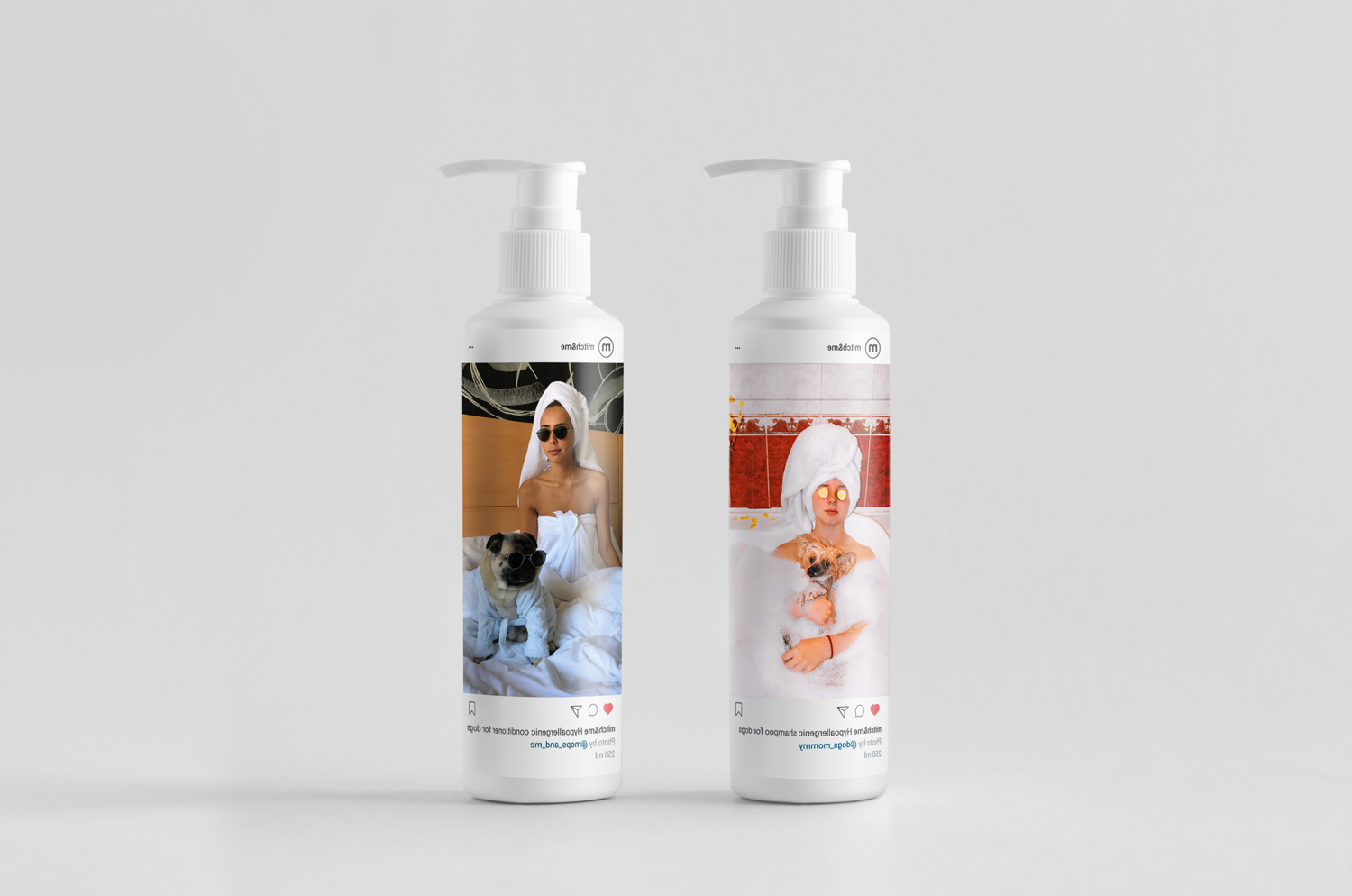 宠物包装设计欣赏洗发水包装设计用宠物包装设计欣赏与主人的照片来做(图4)