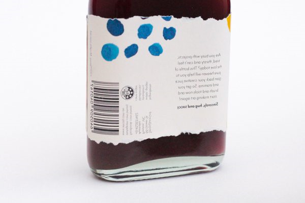 艺术家准备的冷榨果汁包装设计(图5)