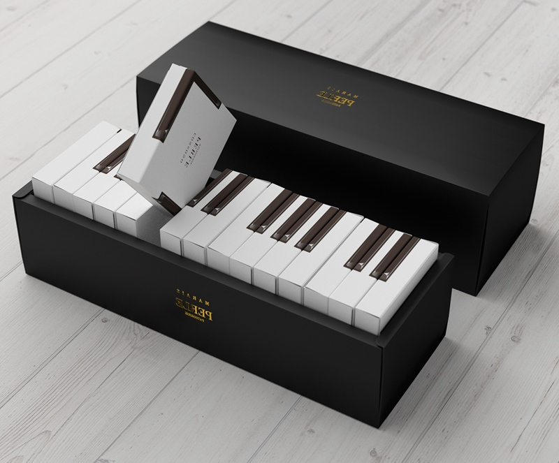 兰州包装设计蛋糕礼盒设计的像个钢琴(图1)