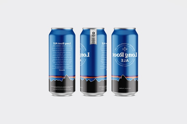 设计公司为蓝色的啤酒设计的包装(图7)