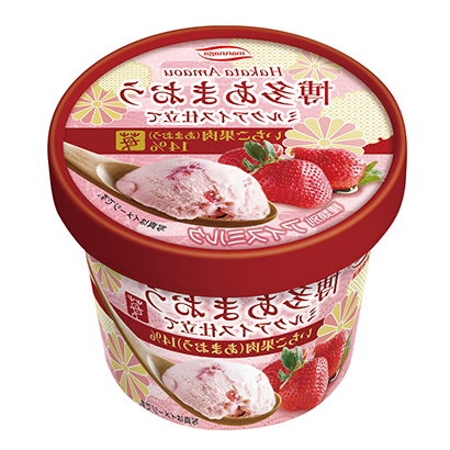 草莓冰激凌包装设计(图1)
