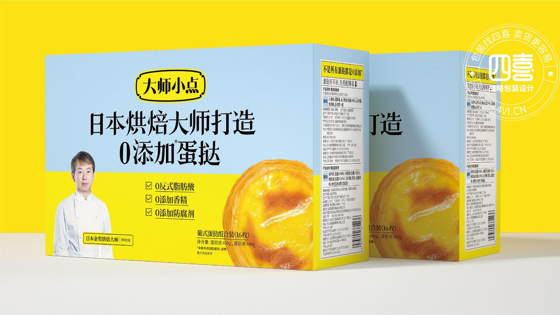 黄天鹅可生食鸡蛋&大师小点蛋挞品牌包装全案设计(图9)