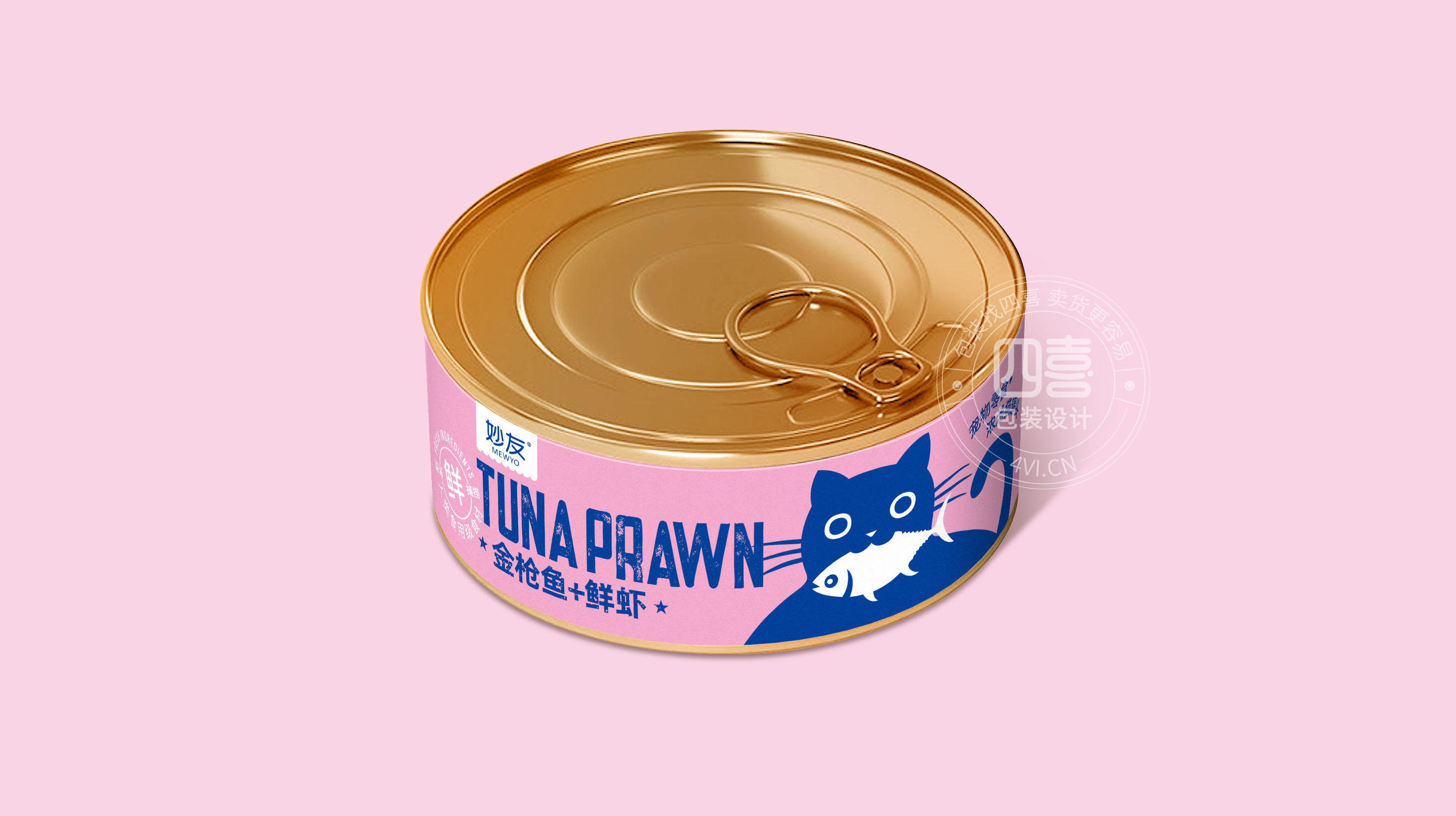 妙友猫罐头食品包装设计(图4)